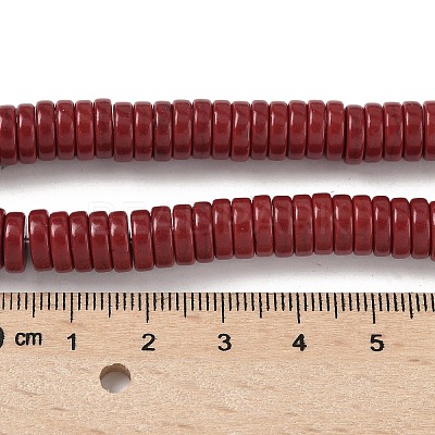 Dyed Natural Magnesite Beads Strands G-M448-F01-02-1