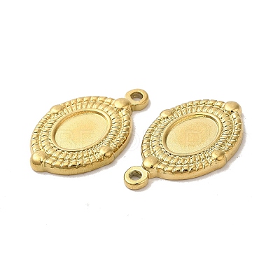 Ion Plating(IP) 304 Stainless Steel Pendant Cabochon Settings STAS-L020-033G-1