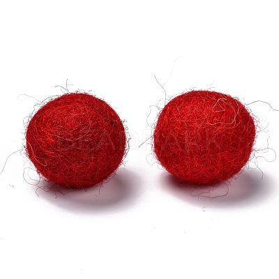 Wool Felt Balls AJEW-P081-A01-1