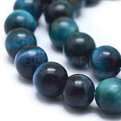 Natural Tiger Eye Bead Strands G-I224-02-8mm-1