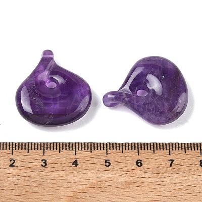 Natural Amethyst Pendants GG-CBA12F1-01A-1