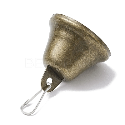 Iron Bell Pendants HJEW-JM01987-1