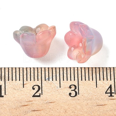 Transparent Glass Beads Caps X-GLAA-B028-01B-1