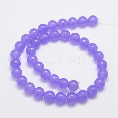 Natural & Dyed Malaysia Jade Bead Strands X-G-A146-10mm-A19-1
