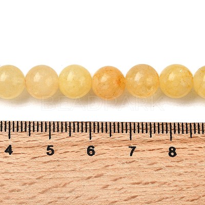 Natural Dyed White Jade Beads Strands G-M402-C03-25-1
