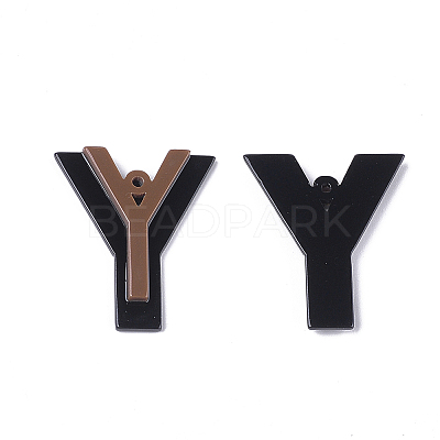 Cellulose Acetate(Resin) Pendants KY-S158-41Y-E-1