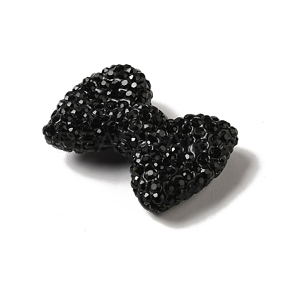Polymer Clay Rhinestone Beads RGLA-D050-03H-1