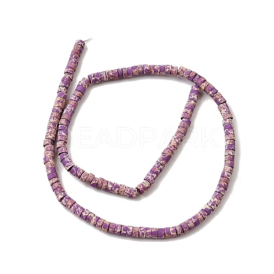 Dyed Synthetic Imperial Jasper Beads Strands G-Z089-A03-D-1