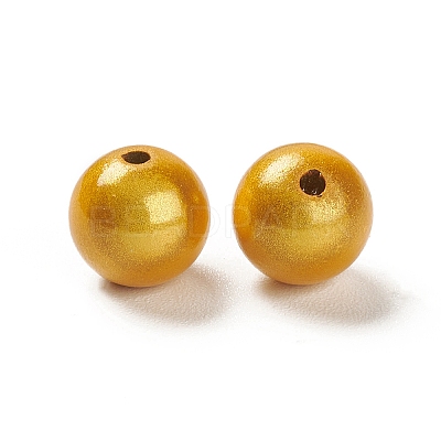 Spray Painted Acrylic Beads MACR-Q154-01C-1