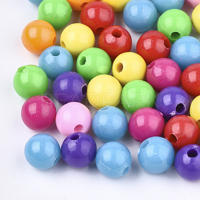 Plastic Beads X-KY-Q051-01A-M-1