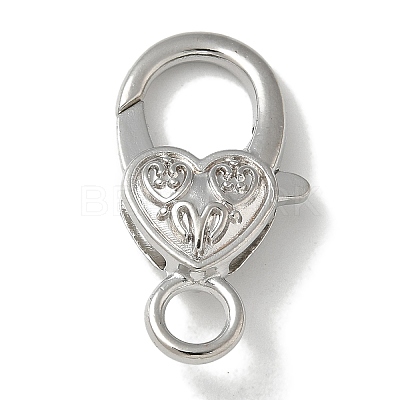 Alloy Lobster Claw Clasps KK-Q019-20P-1