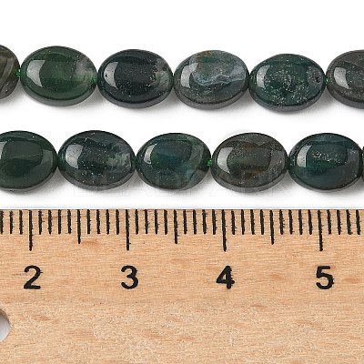 Natural Moss Agate Beads Strands G-Z006-A41-1