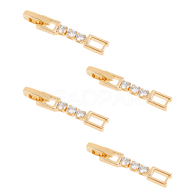 4Pcs Brass Extender Chain FIND-FH0009-25B-1