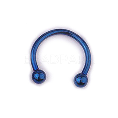 303 Stainless Steel Circular/Horseshoe Barbell Nose Rings WG86D19-27-1