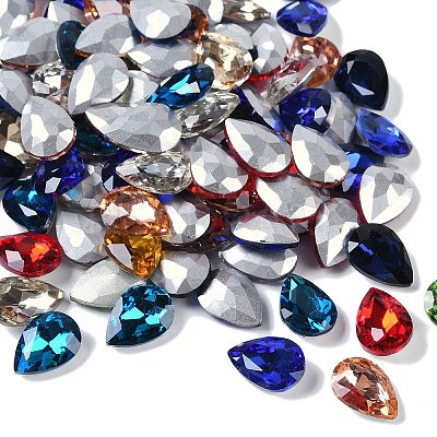 Glass Pointed Back Rhinestone RGLA-Q001-M-1