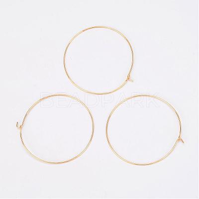 Brass Wine Glass Charm Rings EC067-6NFG-1