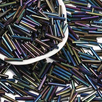 Glass Bugle Beads SEED-R028-2x15-A02-1