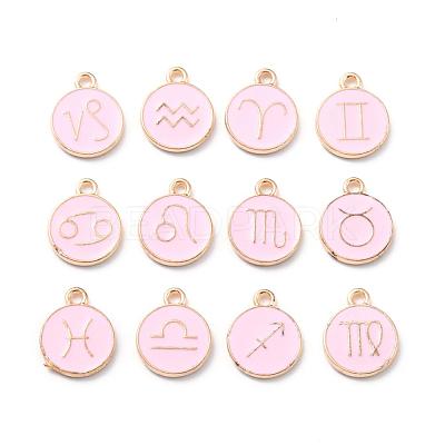 Alloy Enamel Pendants ENAM-S124-01B-09-1