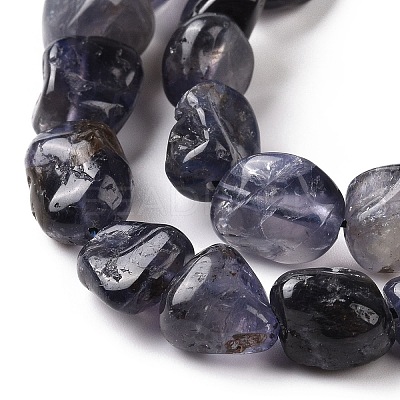 Natural Iolite Beads Strands G-A208-09-1