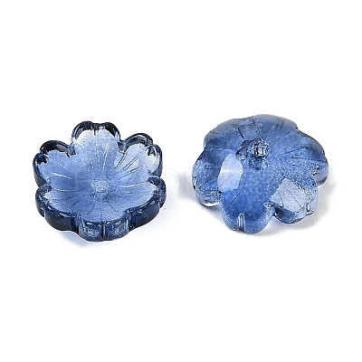 Transparent Spray Paint Glass Beads X1-GLAA-H035-04D-1