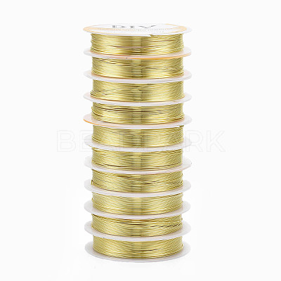 Round Copper Jewelry Wire CWIR-Q006-0.8mm-G-1