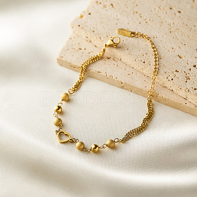 304 Stainless Steel Link Bracelets WG0F64C-01-1