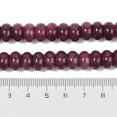 Dyed Natural White Jade Beads Strands G-G107-A19-01-1