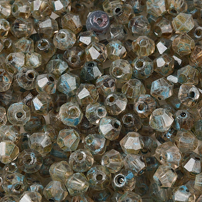 Picasso Glass Seed Beads SEED-N011-02C-1