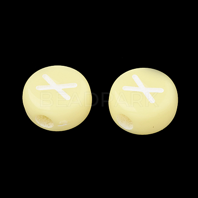 Opaque Acrylic Beads X-MACR-S273-11D-1