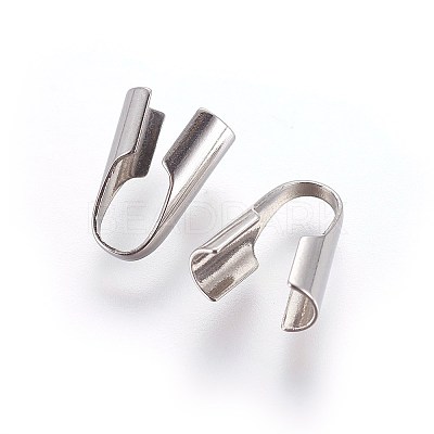 Tarnish Resistant 304 Stainless Steel Cord Ends X-STAS-P237-80J-P-1