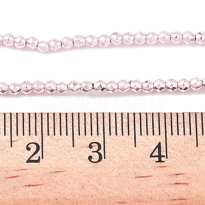 Electroplated Synthetic Non-magnetic Hematite Beads Strands G-A263-E01-01-1
