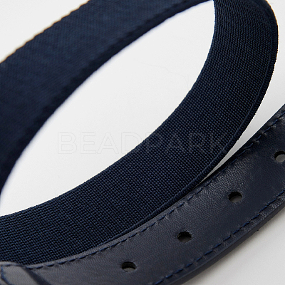 1Pc Imitation Leather & Polyester Elastic Softball Belts AJEW-CL0001-37A-1