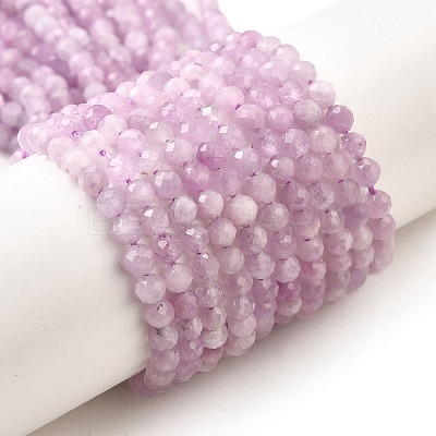 Natural Kunzite Beads Strands G-G259-D11-4mm-1