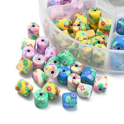 150Pcs 6 Colors Handmade Polymer Clay Beads CLAY-FS0001-21-1