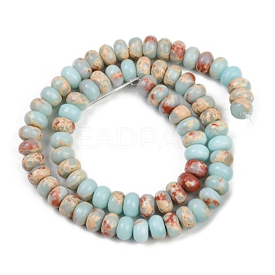 Synthetic Aqua Terra Jasper Beads Strands G-P237-03-1