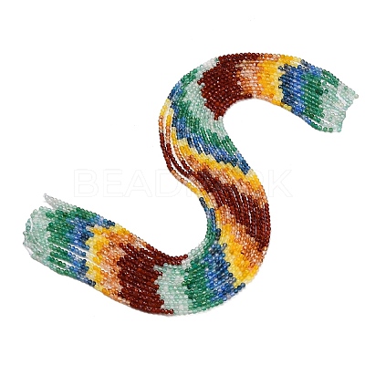 Gradient Color Natural Agate Beads Strands GG-CBA4399-A04-01B-1