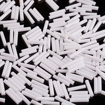 Glass Bugle Beads SEED-E001-9mm-41#-1