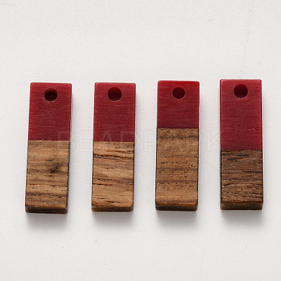 Resin & Walnut Wood Pendants RESI-S358-B-79-1