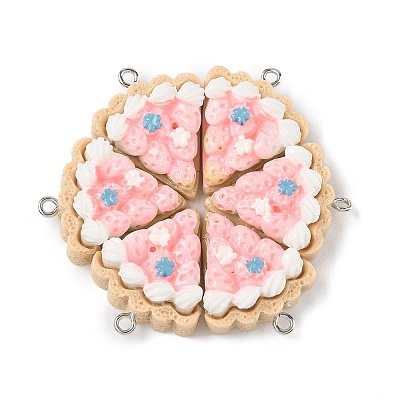 Opaque Resin Pendants FIND-Z092-01P-02-1