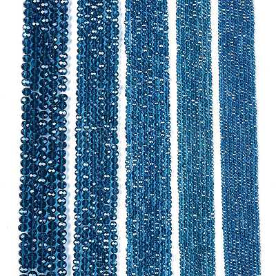 Electroplate Glass Beads Strands EGLA-A044-T4mm-A27-1