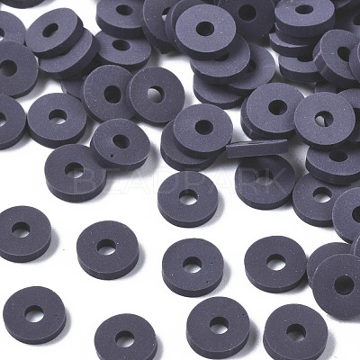 Handmade Polymer Clay Beads X-CLAY-Q251-6.0mm-B04-1