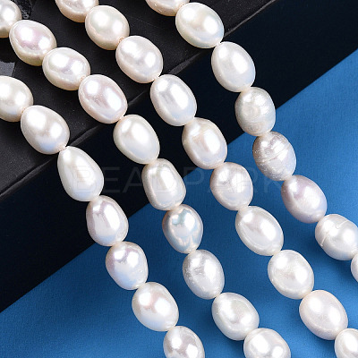 Natural Cultured Freshwater Pearl Beads Strands X1-PEAR-N012-05M-1
