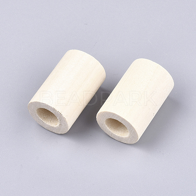Unfinished Wood Beads WOOD-S052-02-1
