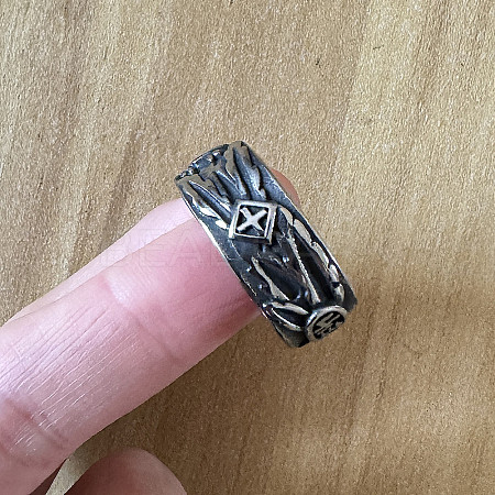 304 Stainless Steel Finger Rings for Men FS-WG30DC8-04-1