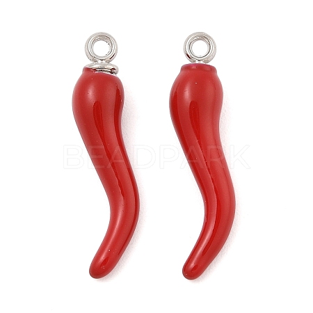 Rack Plating Alloy Enamel Pendants LS-PALLOY-R451-07P-02-1