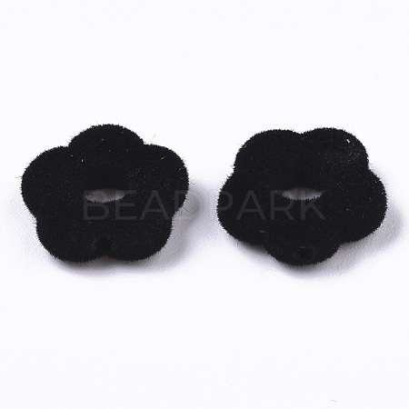 Flocky Acrylic Beads Frames OACR-S134-003A-1