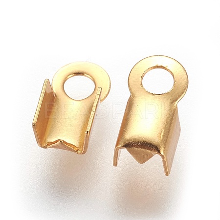 304 Stainless Steel Folding Crimp Ends STAS-P227-02G-1