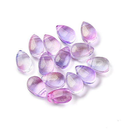 Transparent Glass Charms GGLA-M004-05B-03-01-1