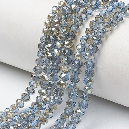 Electroplate Glass Beads Strands EGLA-A034-T2mm-K02-1