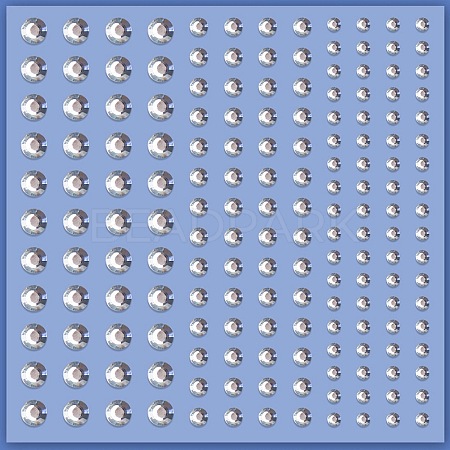 Acrylic Rhinestone Facial Stickers LS-PW-WG72147-01-1
